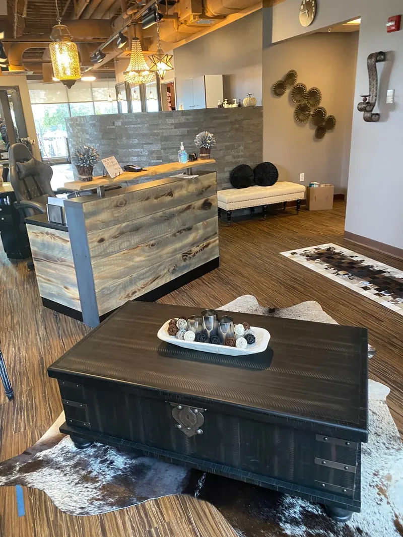 Shear Global Salon reception area